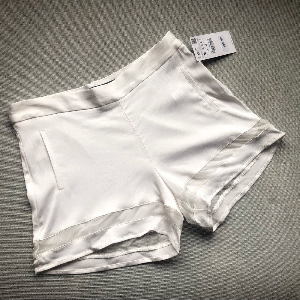 NWT Zara White Shorts